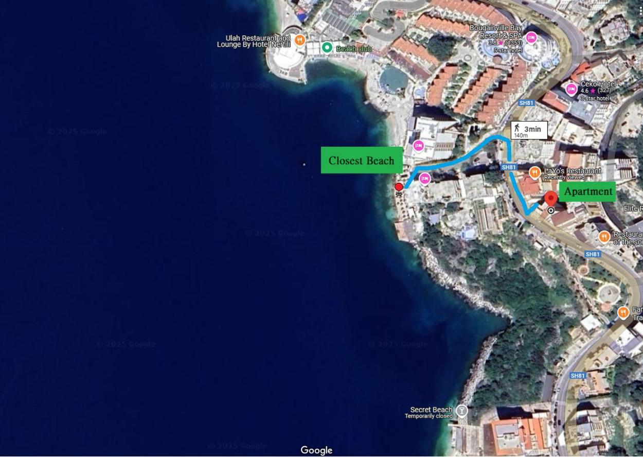 Del Mar Sea View Apartment ซารานเดอ ภายนอก รูปภาพ